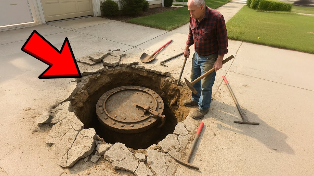 [Full Story] Man Found Buried Bunker Under Driveway, Opened it and Called 911 in Panic!