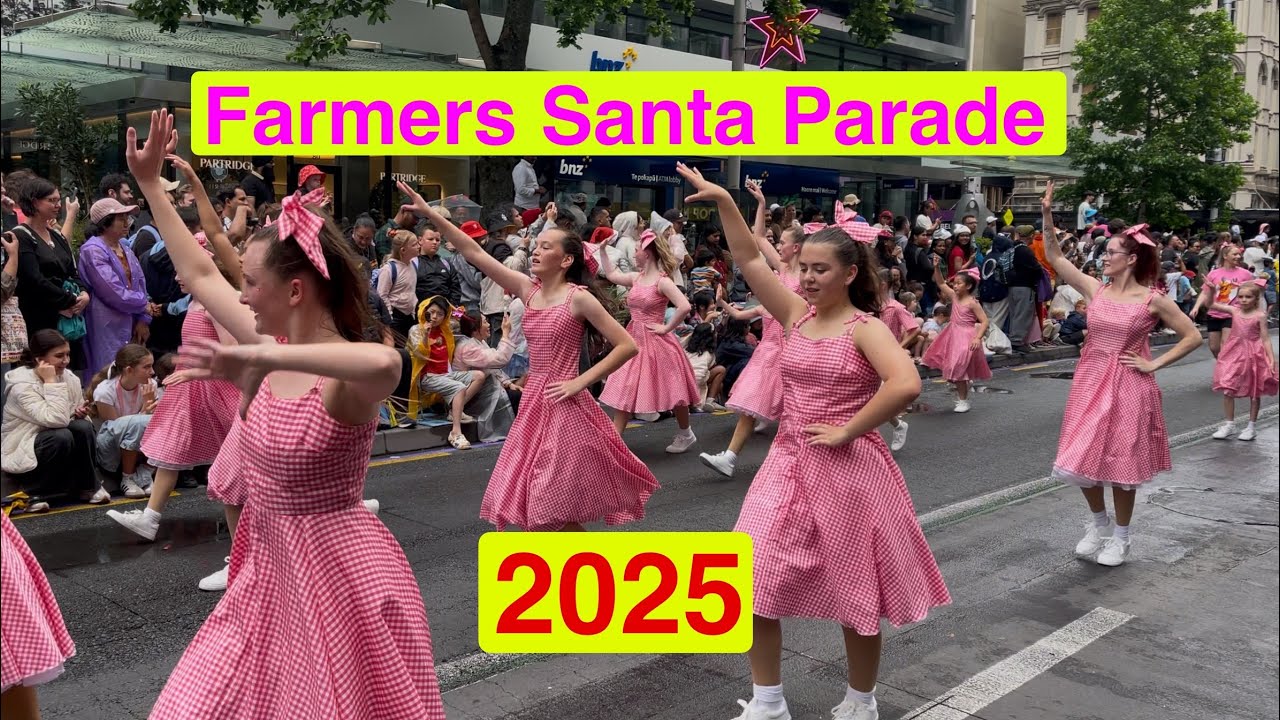 Farmers Santa Parade 2025, Auckland, New Zealand