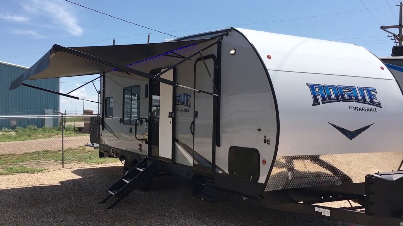 SOLD 2020 Forest River Vengeance 25V Toy Hauler Travel Trailer