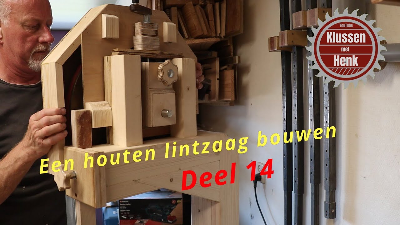Een houten lintzaag bouwen-Deel 14