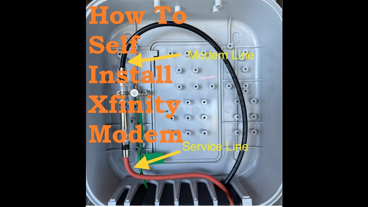 How to Self Install Xfinity Cable Modem?
