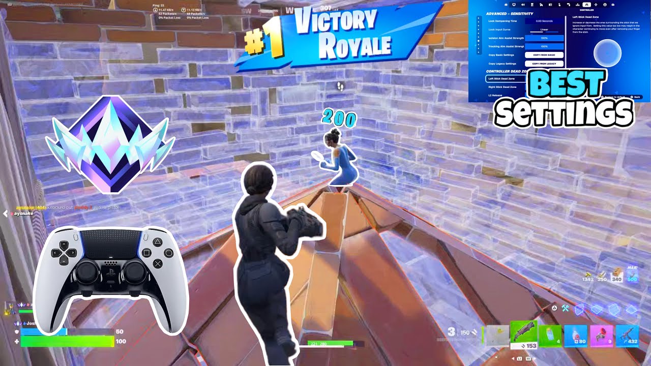 The World's BEST Controller Player DESTROYS Everyone In Unreal Ranked 🤯+ Best Controller Settings🎯