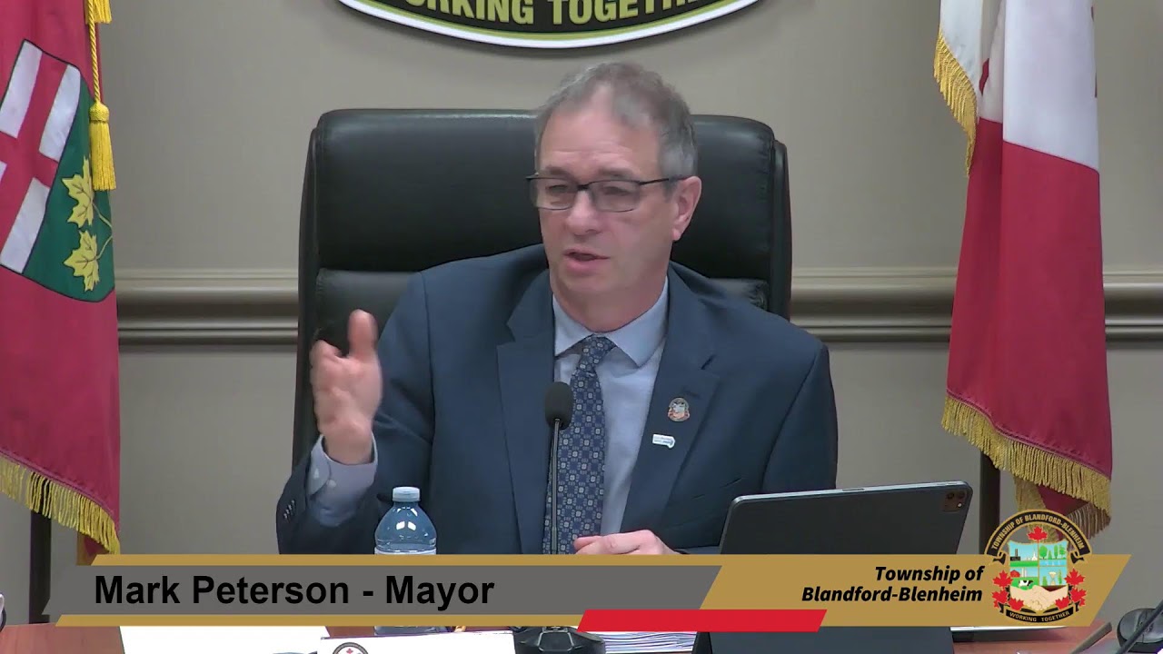 January 21, 2026: Budget Council Meeting, Blandford-Blenheim Township