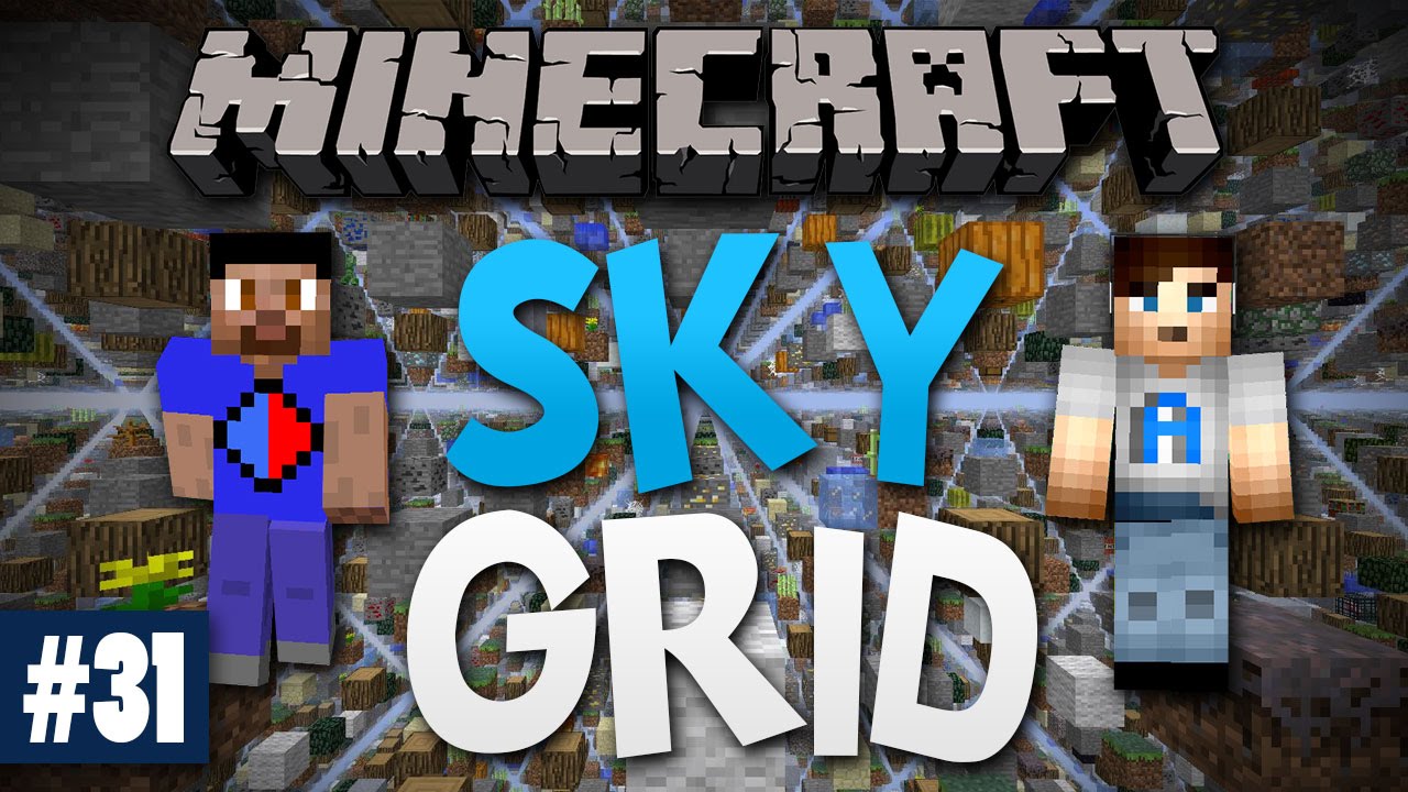 Minecraft SKY GRID #31 with Vikkstar & Ali A (Minecraft Skygrid Survival)