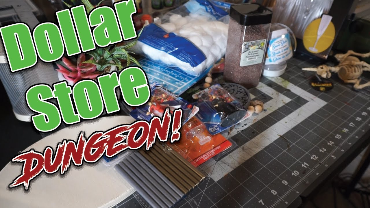 Dollar Store DUNGEON! A 5-Room Dungeon Entirely From the Dollar Store!