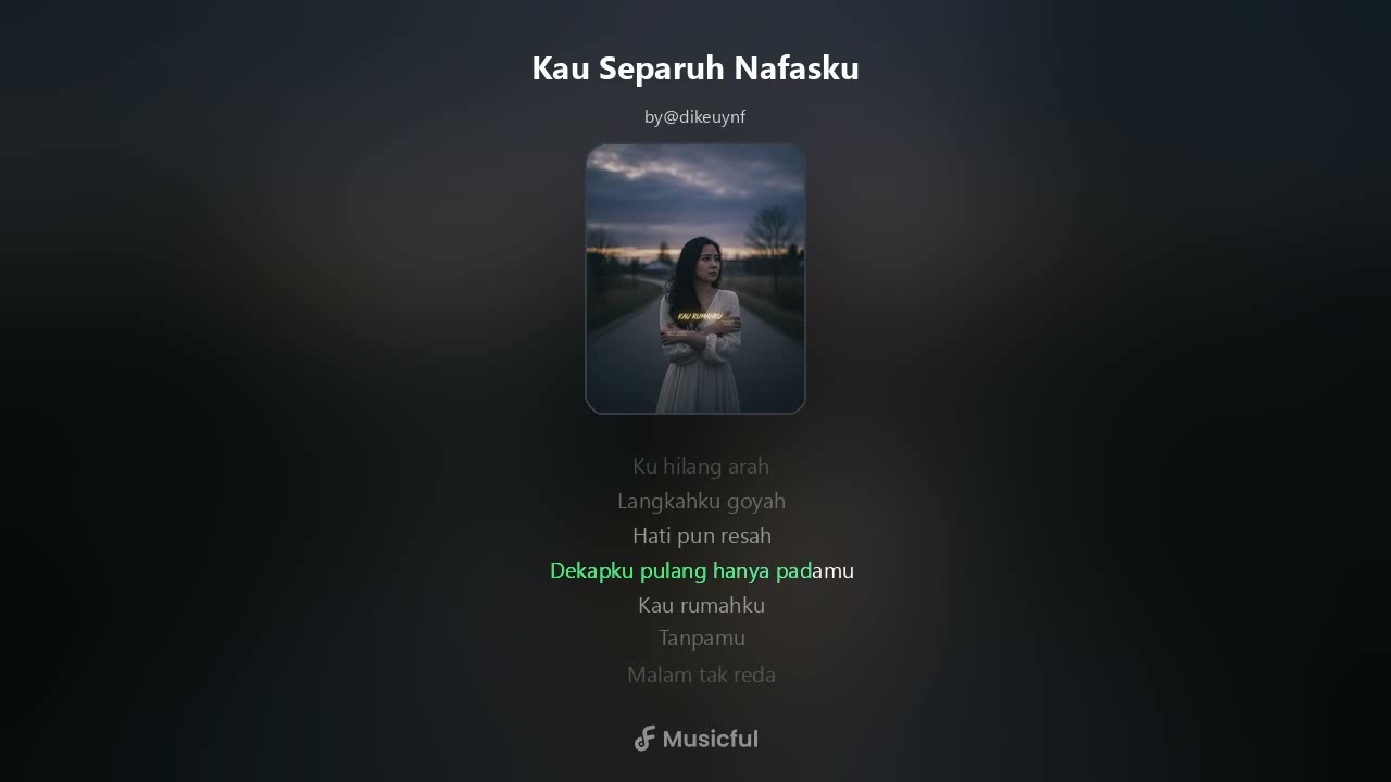 Kau Separuh Nafasku (Pelita Hidup yang Selalu Ku Rindu)
