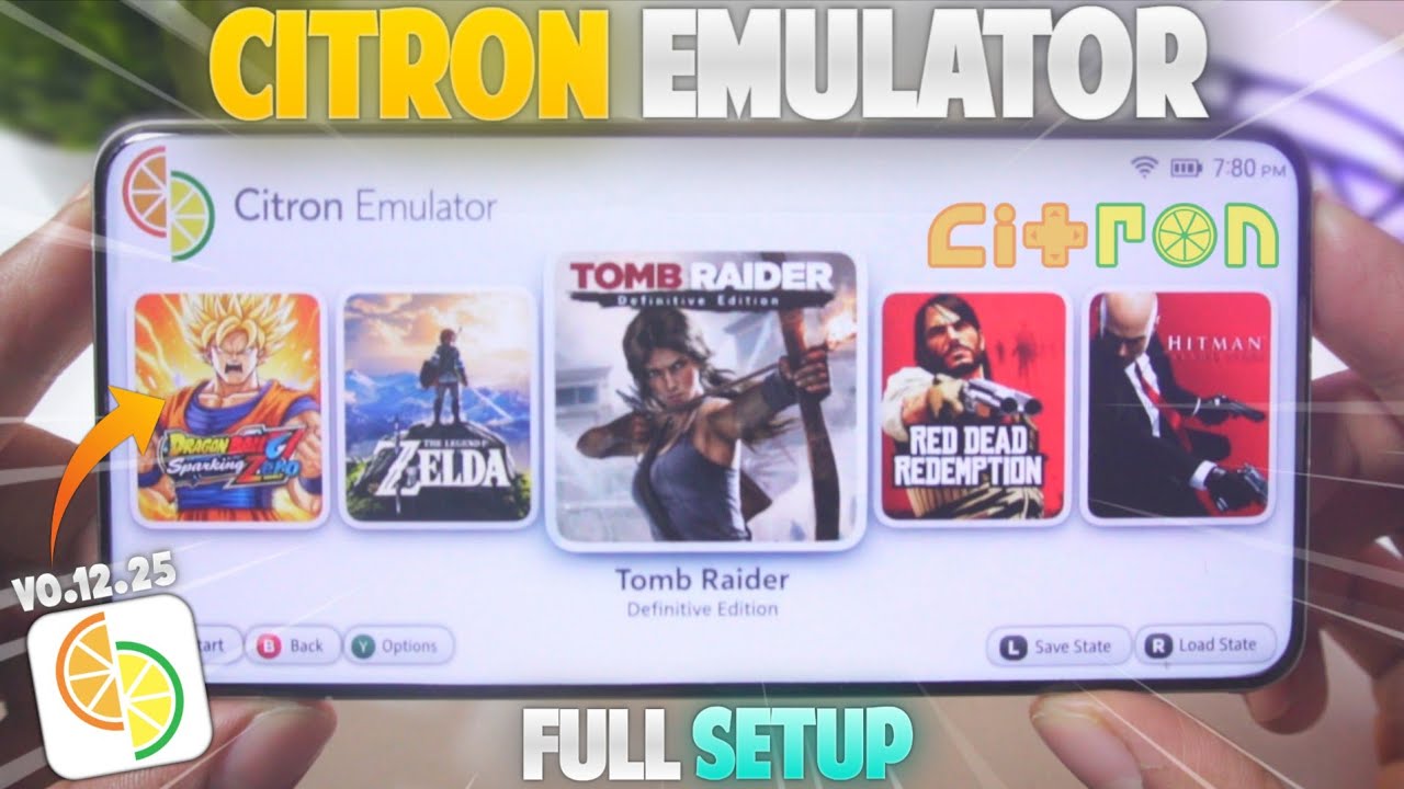 Citron V0.12.25 UPDATE - Nintendo Switch Emulator Android | Citron Emulator Full Setup 