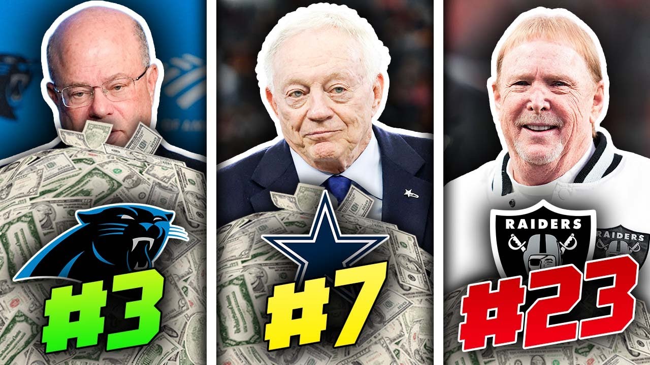 Ranking All 32 NFL Teams’ By How Rich Their Owners Are From LEAST To MOST