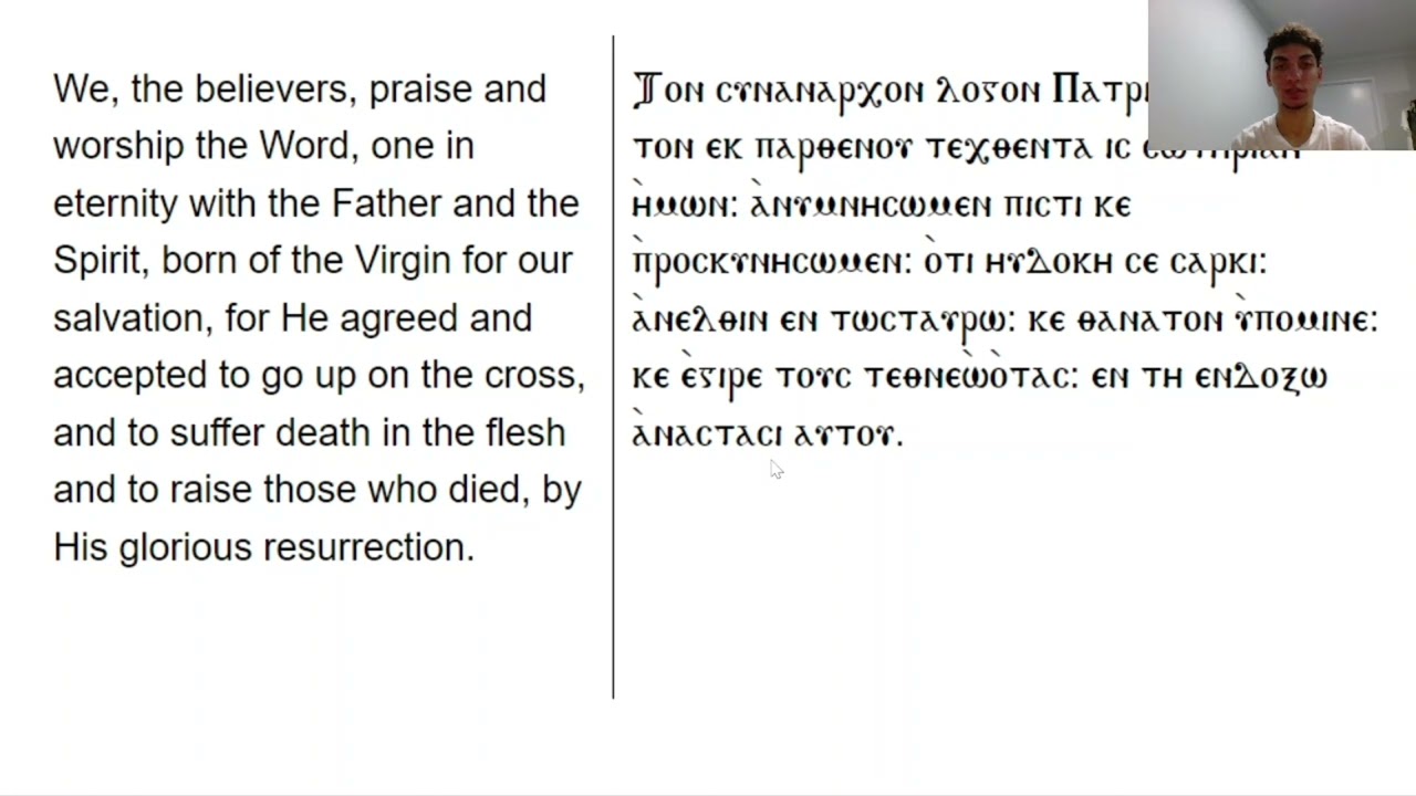 Hymn of ressurection Ton cena anarkhon I St Mark's Auckland Online Hymns