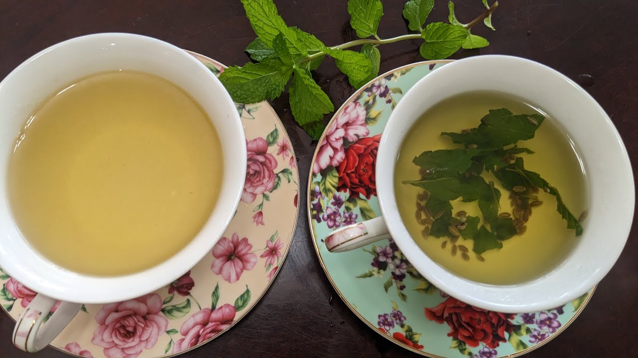 How to make fennel mint tea|herbal tea for gas, bloating