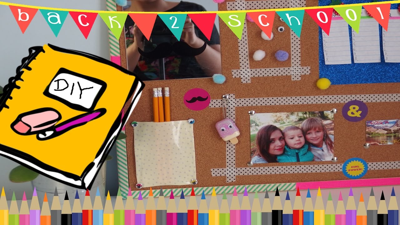 BACK TO SCHOOL - ORGANIZACJA tablica DIY ❤ TheAmmisu