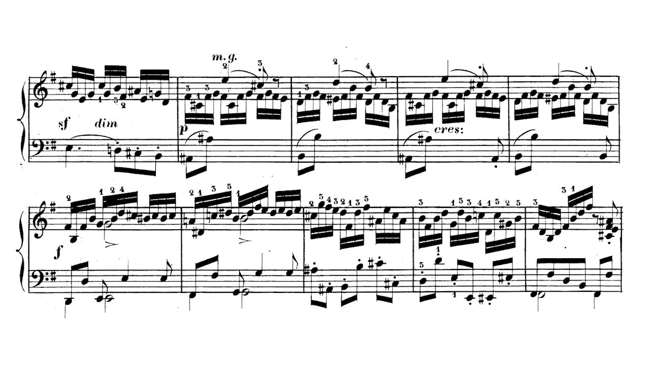 Carl Czerny - Op 822 No 3 - Scarlatti Style - E minor (Harpsichord)