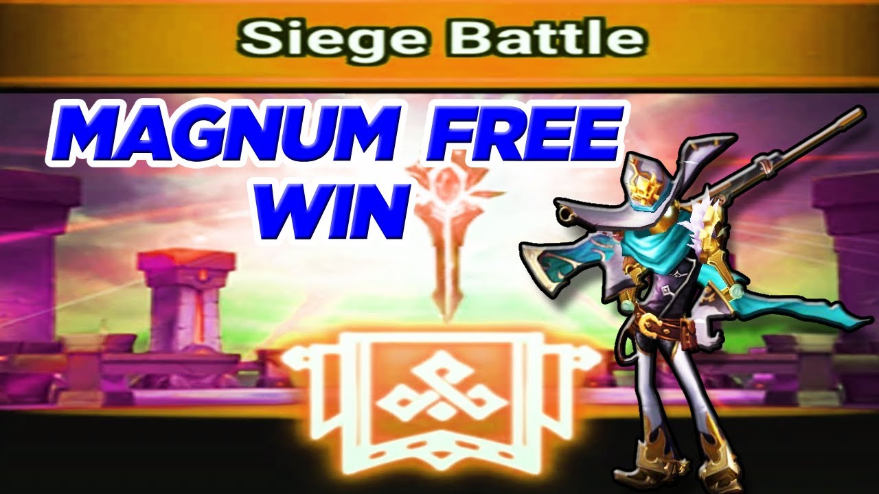 MAGNUM FREE WIN NA SIEGE no Summoners War |By: Clã Destino