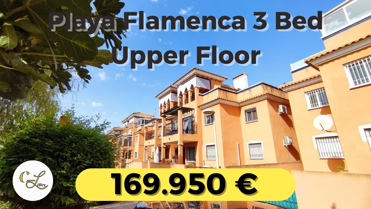 €169,950 Playa Flamenca Home Tour | 3-Bed 2-Bath in Gated Community with Pool & Roof Solarium ☀️