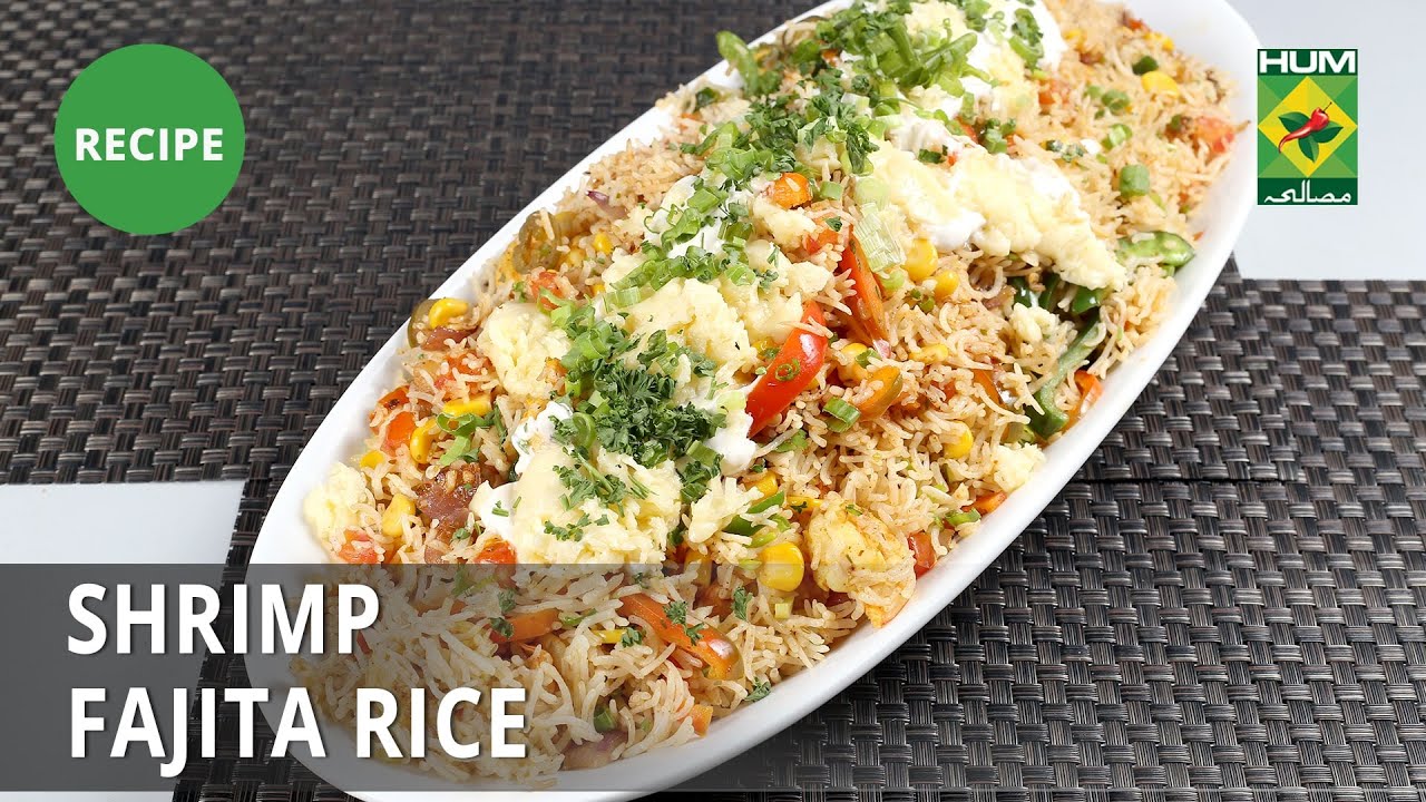 Shrimp Fajita Rice Recipe | Masala Mornings | Masala TV | Shireen Anwar | Fusion Food