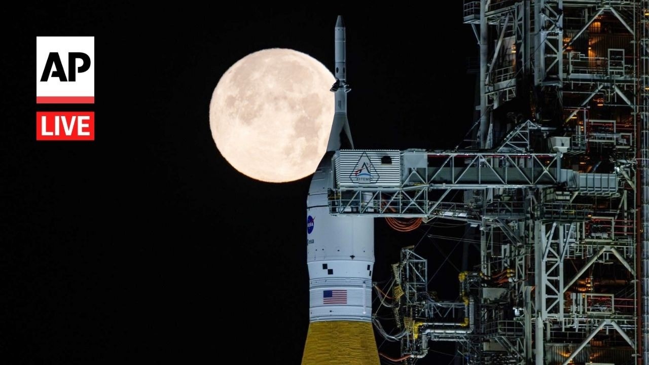 LIVE: NASA&rsquo;s Artemis II moon rocket on the launch pad as countdown begins
