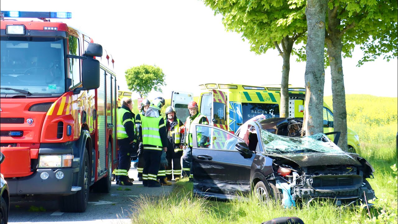Voldsomt uheld ved Lejre Mandag 19/5-25