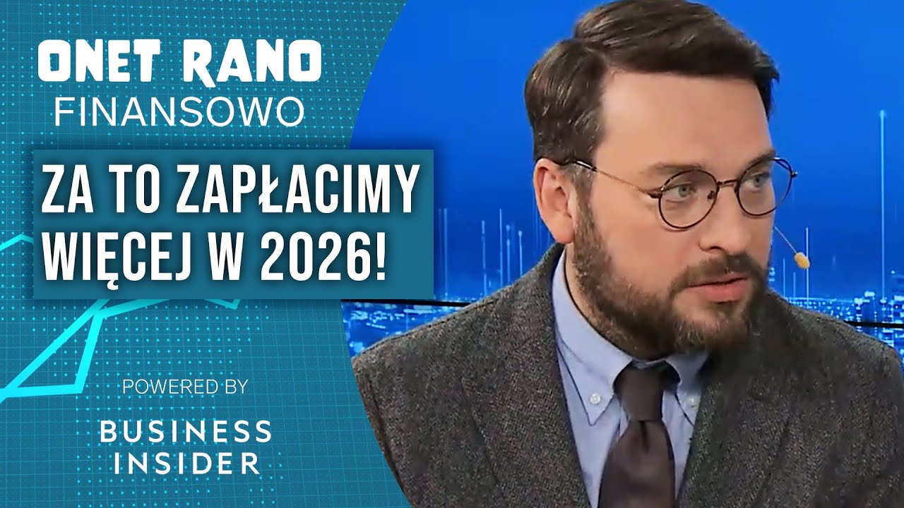 Za to zapłacimy więcej w 2026! | Onet Rano Finansowo