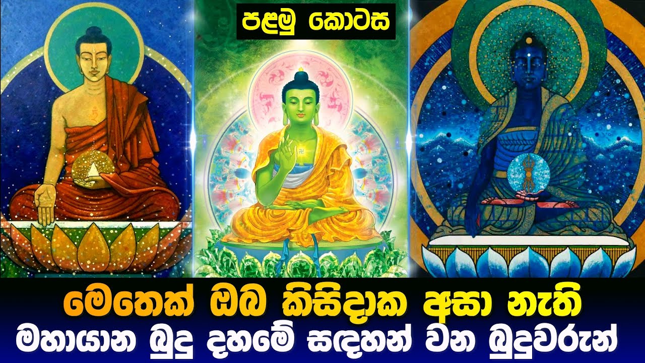 EPI - 01 ඔබ කිසිදා අසා නැති මහායාන බුදු දහමේ සදහන් වන බුදුවරුන්