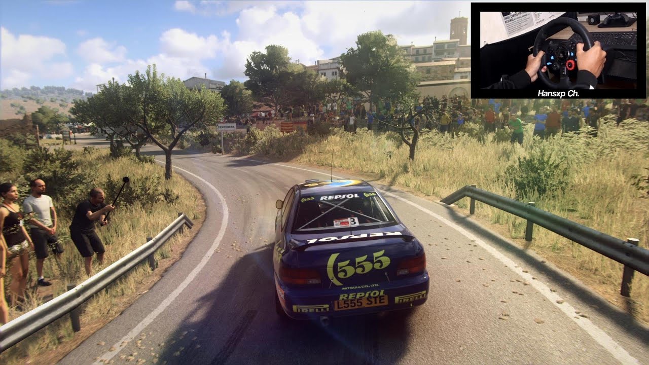Carlos Sainz Sr Subaru Impreza 555 - Spain Rally Stage | DiRT Rally 2.0 - Logitech G29