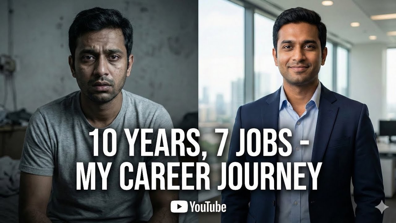 7 Jobs, 10 Years, One Lesson | My Career Story (Tamil)| 