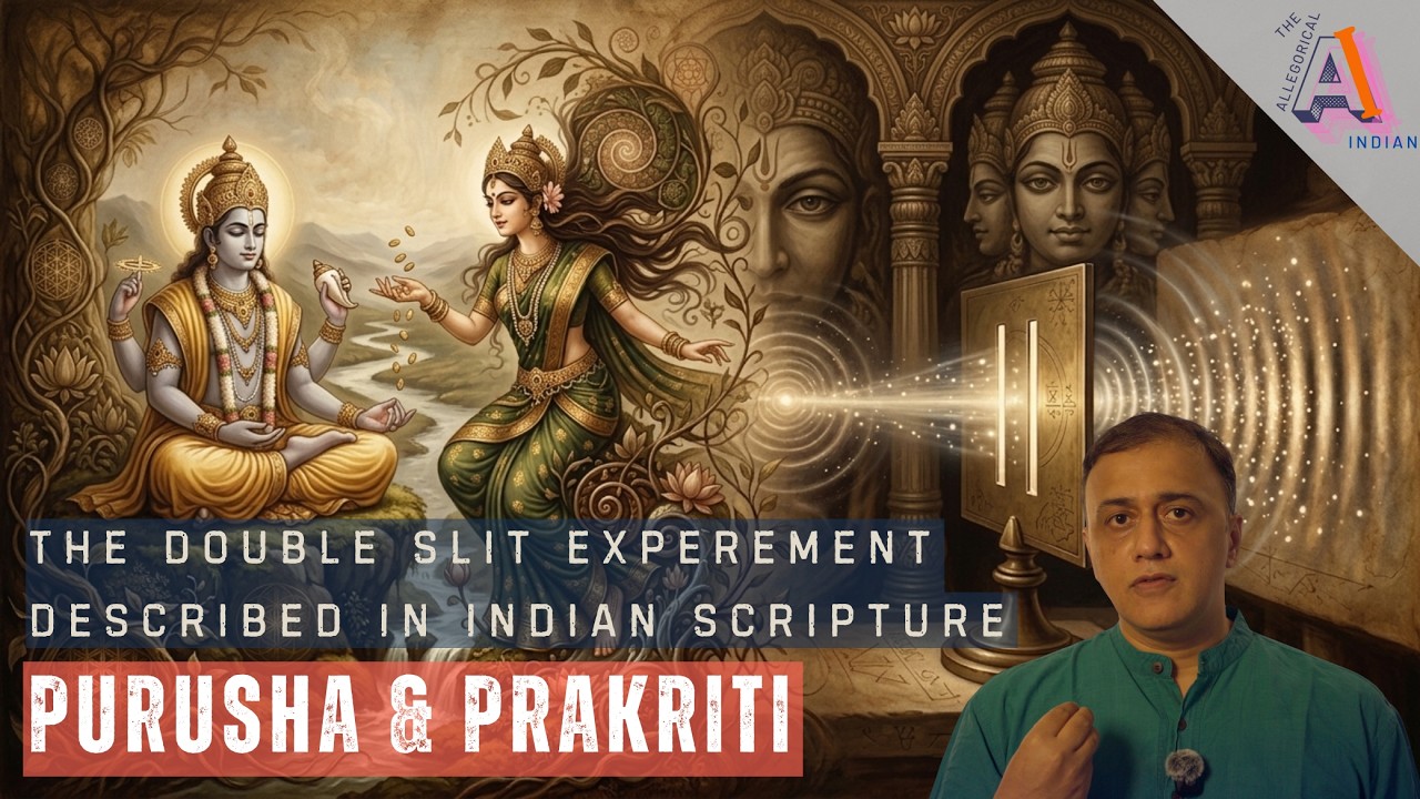 Purusha, Prakriti & the double slit experiment