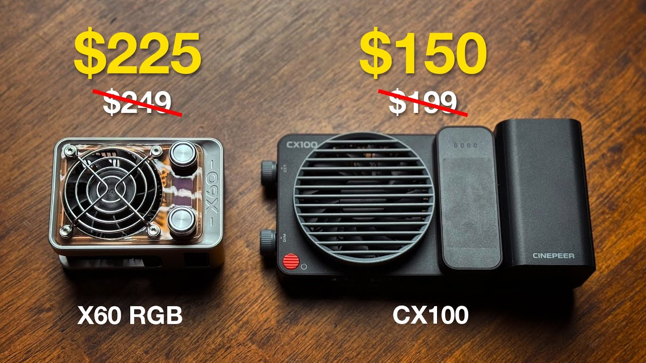 Zhiyun MOLUS X60 and CINEPEER CX100 – Compact 60W RGB and Budget 100W Lights!
