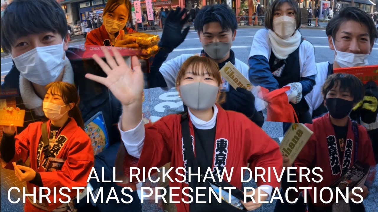 Ghana Chocolate Give away for Japanese Rickshaw Drivers Follw me for more