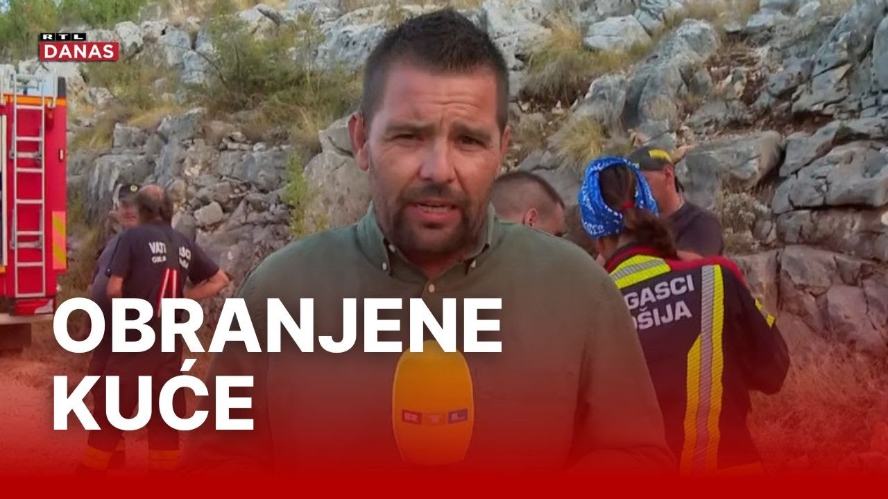 Smiren požar u Žrnovnici, na terenu još vatrogasaca: 'Ide mirnija, ali radna noć' | RTL Danas