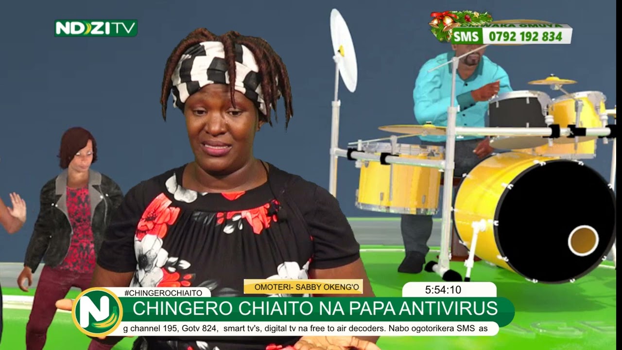 SABBY OKENG'O HOSTED BY PAPA ANTIVIRUS ON CHINGERO SHOW