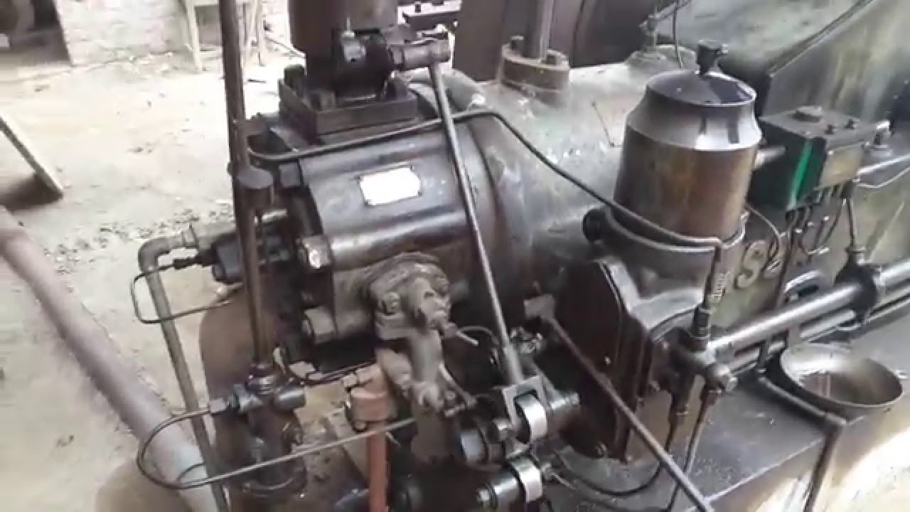 Ruston type 40 hp made in india 1960 at dhiman steel industires punjab india