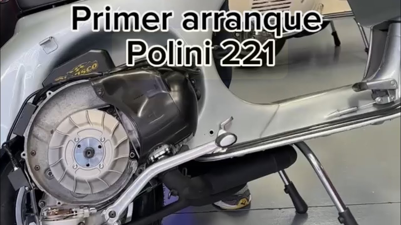 Primer arranque motor #Vespa Polini 221 cc by Taller Vespa Arzente Motori