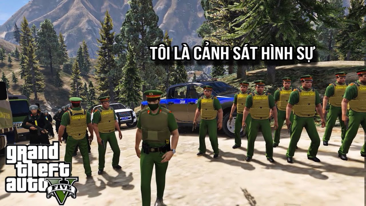 GTA V # Cảnh Sát Hình Sự Mật Phục Đánh Úp Hai Băng Nhóm Giang Hồ Đang Giao Dịch | Ngọc Lâm Gaming