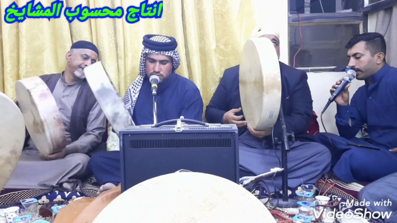 مديح حربي بحق ساده نعيم المداح محمد الحسيناوي في بغداد الاعضميه