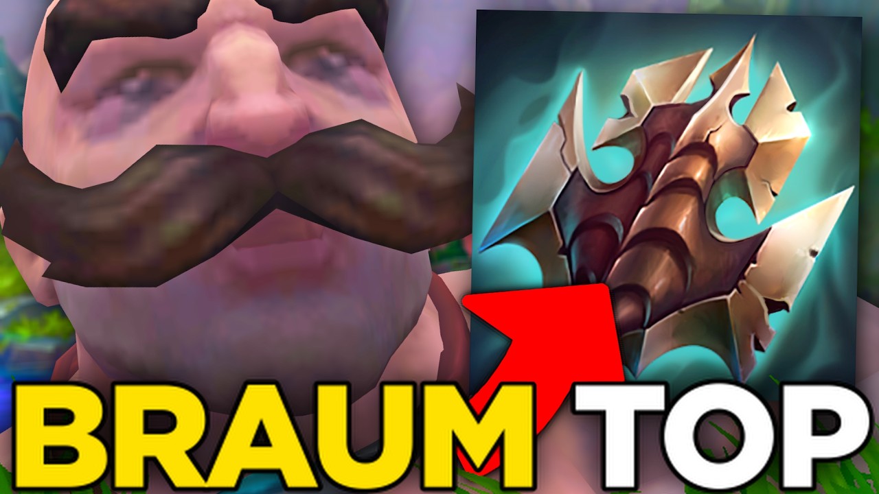 Braum TOP bije potężne obrażenia w League of Legends