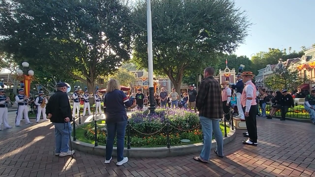 Disney's Flag Retreat Ceremony
