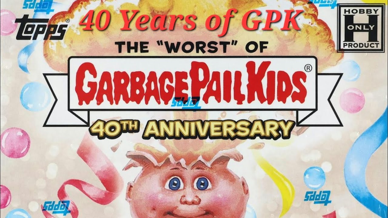 Garbage Pail Kids 40th Anniversary Box Rip🔥🤟 #gpk #garbagepailkids #topps #Fanatics #fyp 