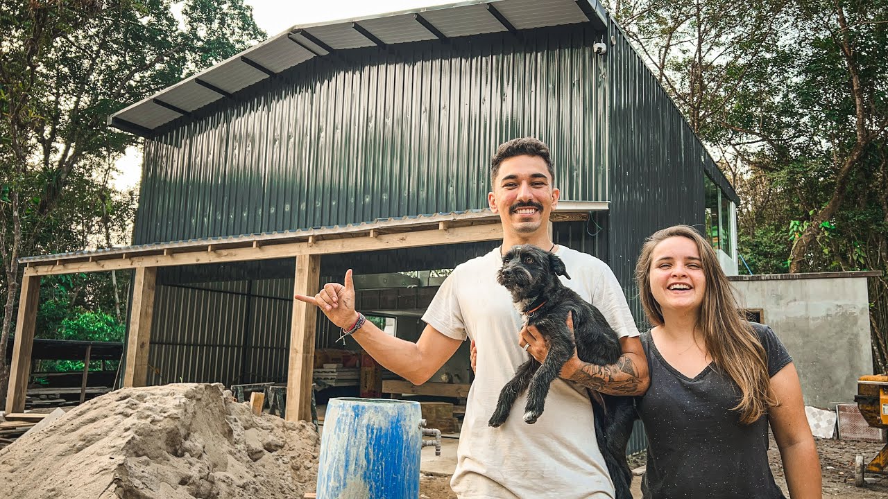 Construindo uma CASA GALPÃO de 150m2!