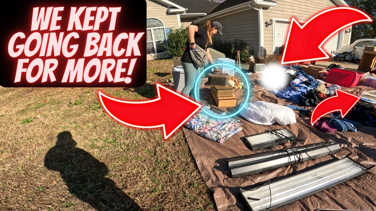 This yard sale got out of hand FAST!