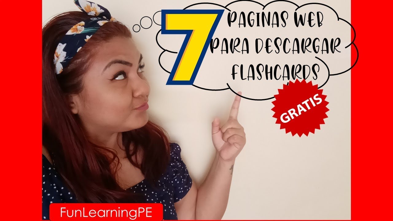 👉🏽7 PAGINAS WEB para descargar FLASHCARDS❤️GRATIS ✅MATERIAL  para English Teachers