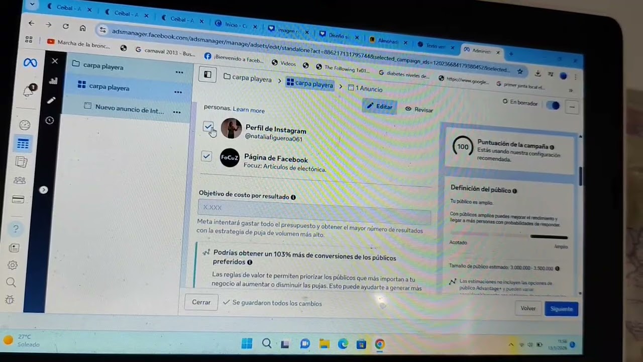 Crea un anuncio para tu emprendimiento.