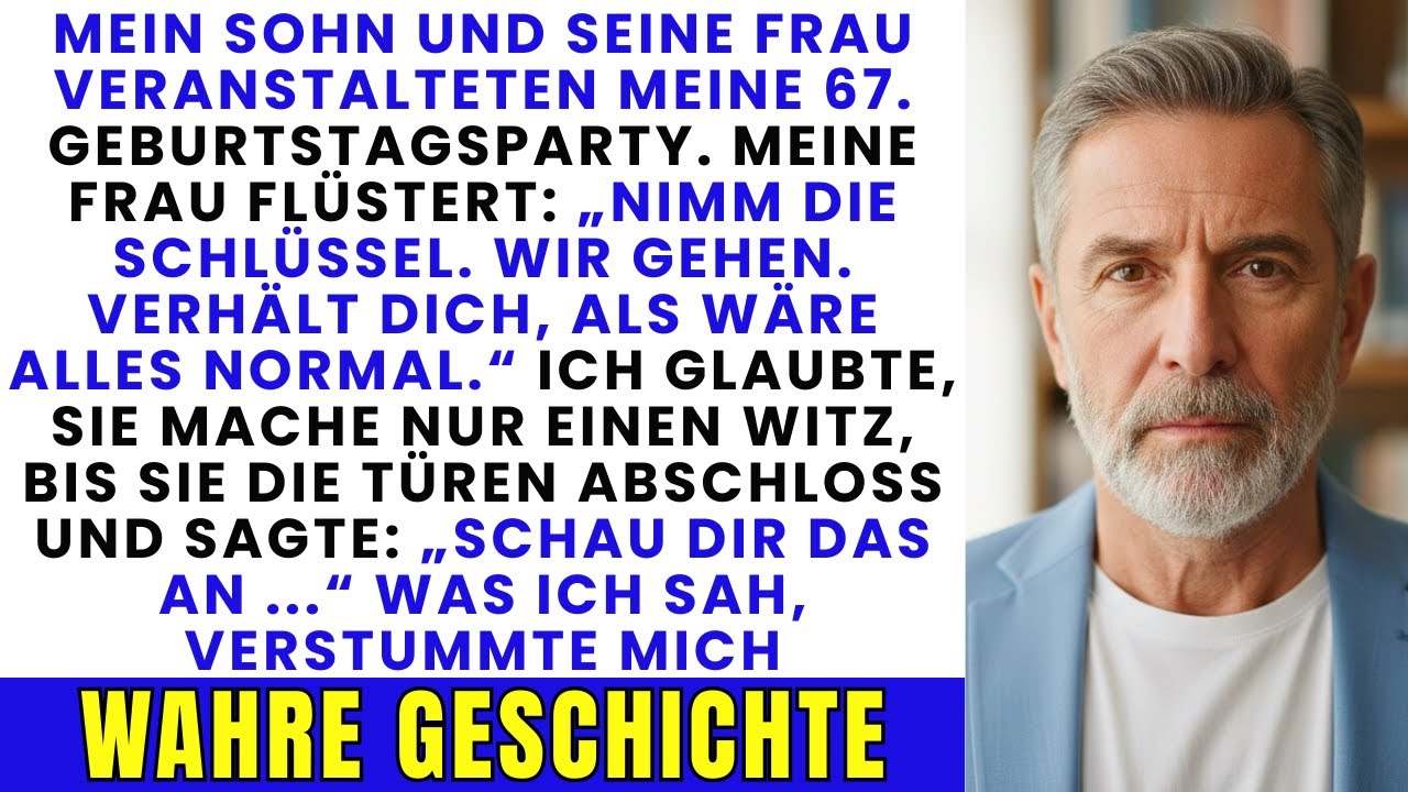 Mein Sohn bereitete eine Feier für mich vor – da sagte meine Frau plötzlich: ‚Irgendetwas stimmt