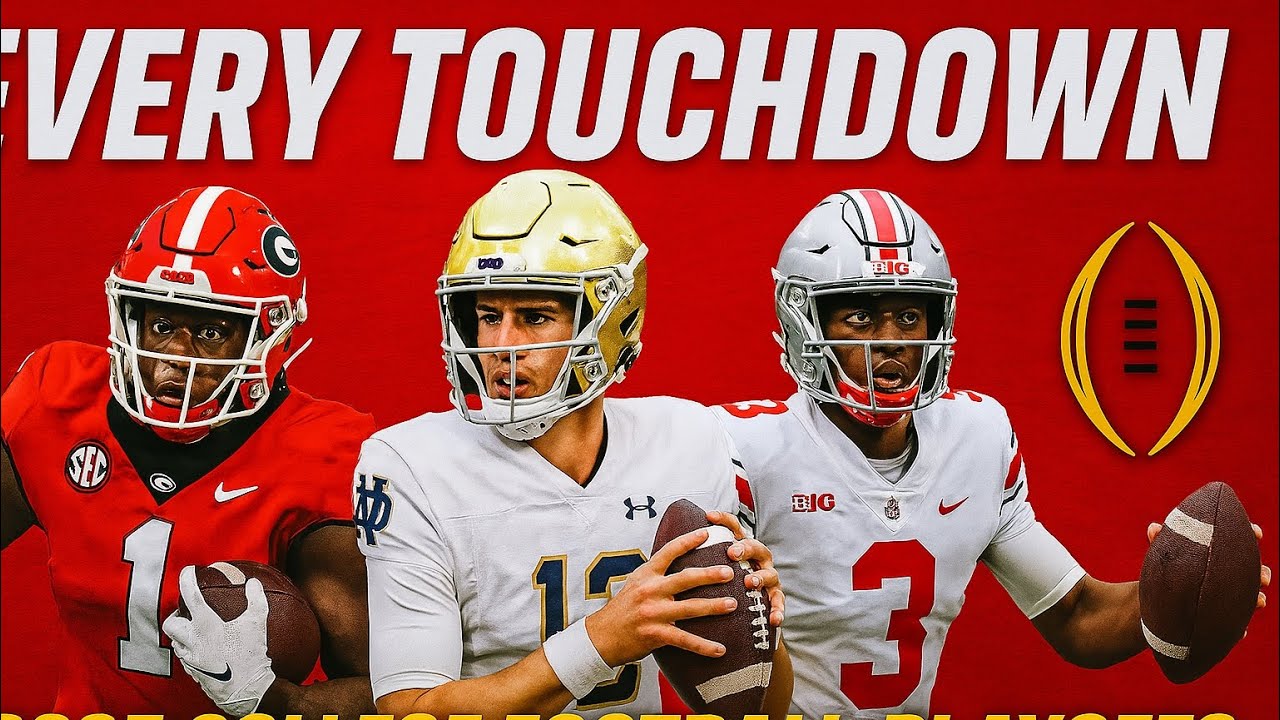 Every Touchdown of the 2025 College Football Playoffs!
