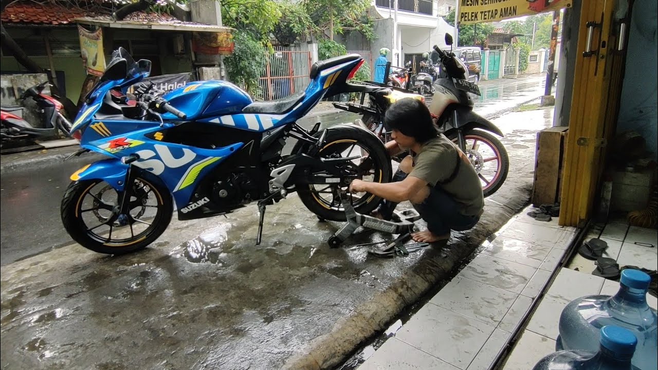 Ganti Ban Baru Maxxis Extramax ! Projek GSX-R 150