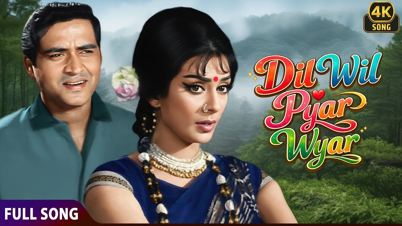 Dil Wil Pyar Wyar ❤ Shagird (1967) | Lata Mangeshkar | Laxmikant–Pyarelal Classic | Hindi 4k Song