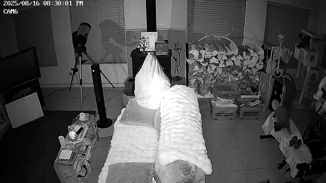 Spirit Orbs appear to fly right Into me during EVP Session, October 9, 2025