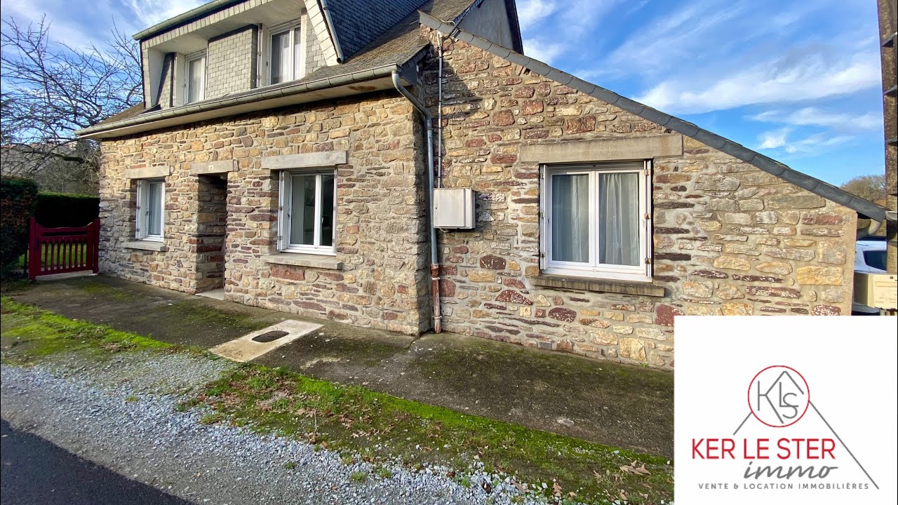 Maison en pierre indépendante de 110 m² sur un terrain de 1400 m² à vendre à Beignon 220500€FAI