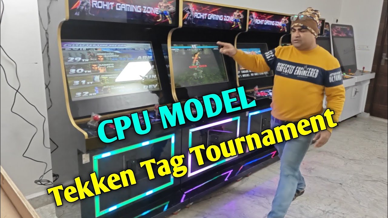 Four Games Sold Cpu Model Tekken Tag Tournament And Retro Games Combo