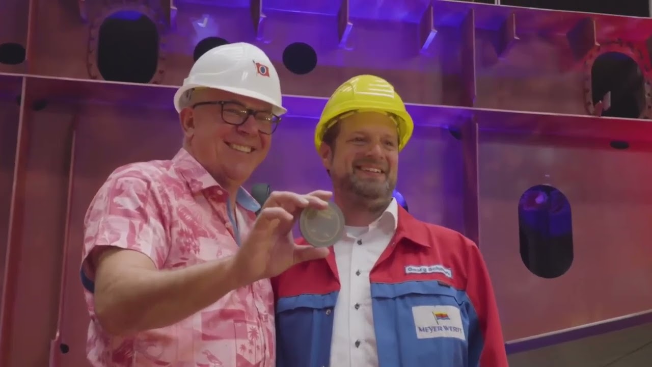 Carnival Festivale Keel Laying Ceremony Sets Tempo for Ships Construction