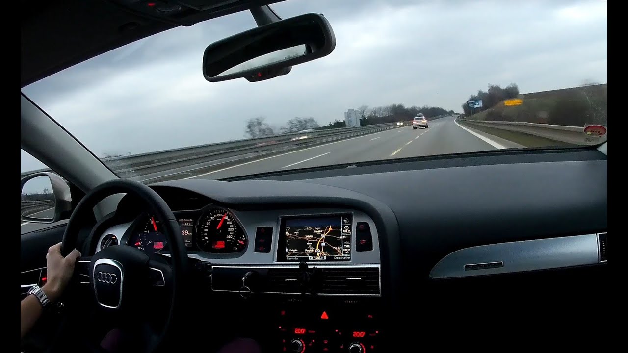 Long evening motorway drive - Audi A6 3.0 TDI